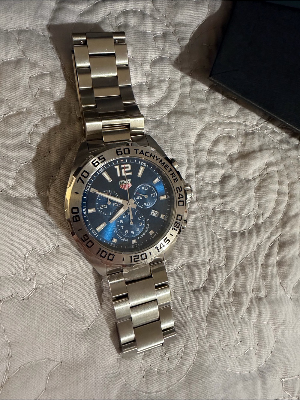 Tag Heuer Stainless Steel Chronograph - Blue Dial